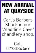 Carl's Barbers Shack just pop in or ring 0773184469